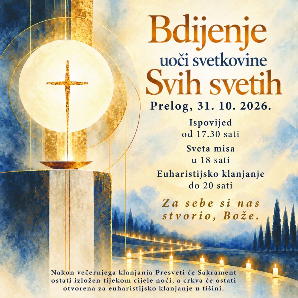 Bdijenje Prelog, Župa sv. Jakoba ap. st., 30.10.2026.